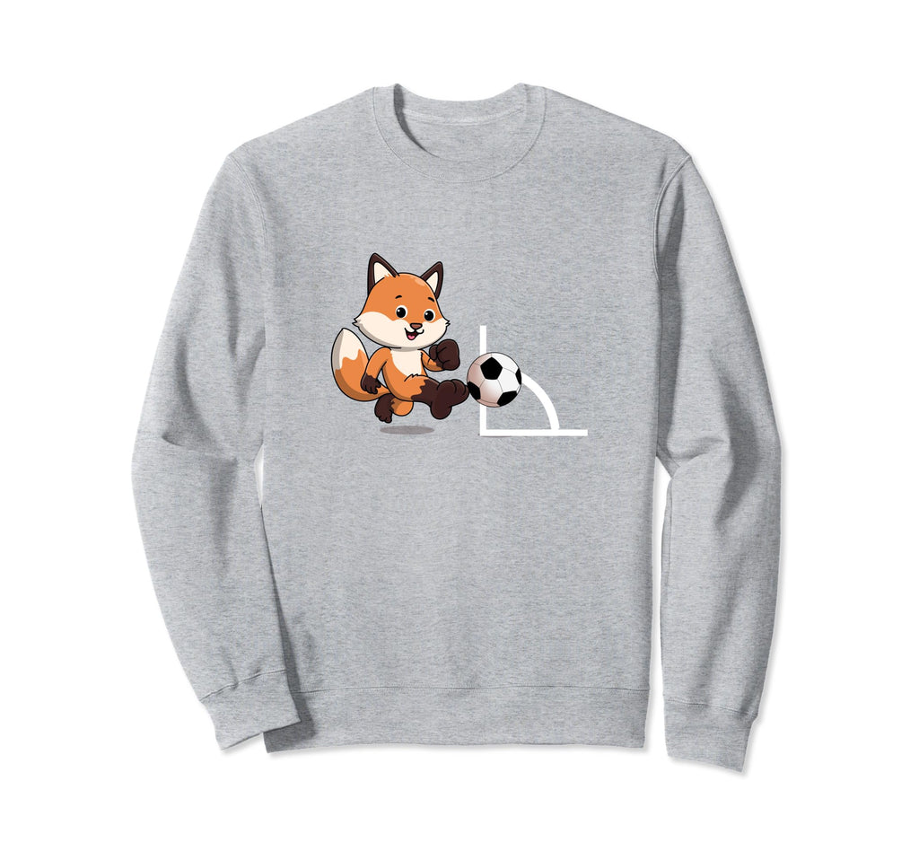 Funny Soccer Fox Player Offense Sweatshirt - Minimalist Print Unisex - T-Shirt, Sweatshirt, Hoodie