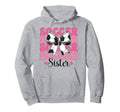 Soccer Sister Soccer Sis Coquette Bow Hoodie - Fun Novelty Design Unisex - T-Shirt, Sweatshirt, Hoodie