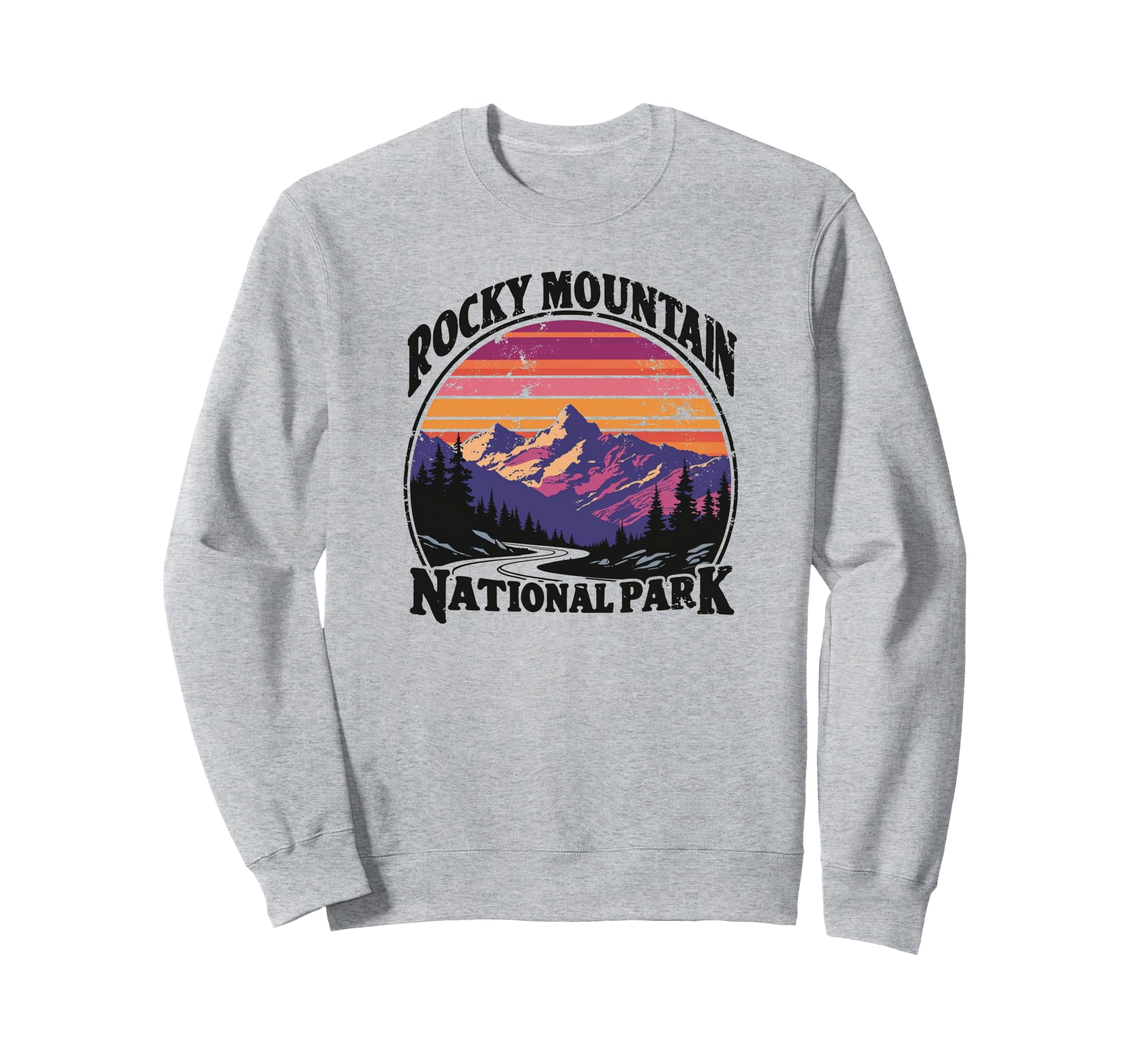 Rocky Mountain National Park Sunset Sweatshirt - Aesthetic Graphic Unisex - T-Shirt, Sweatshirt, Hoodie