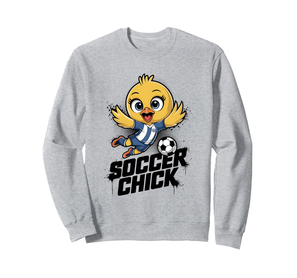 Soccer Chick Soccer Player Soccer Sweatshirt - Custom Art Print for Adults - T-Shirt, Sweatshirt, Hoodie