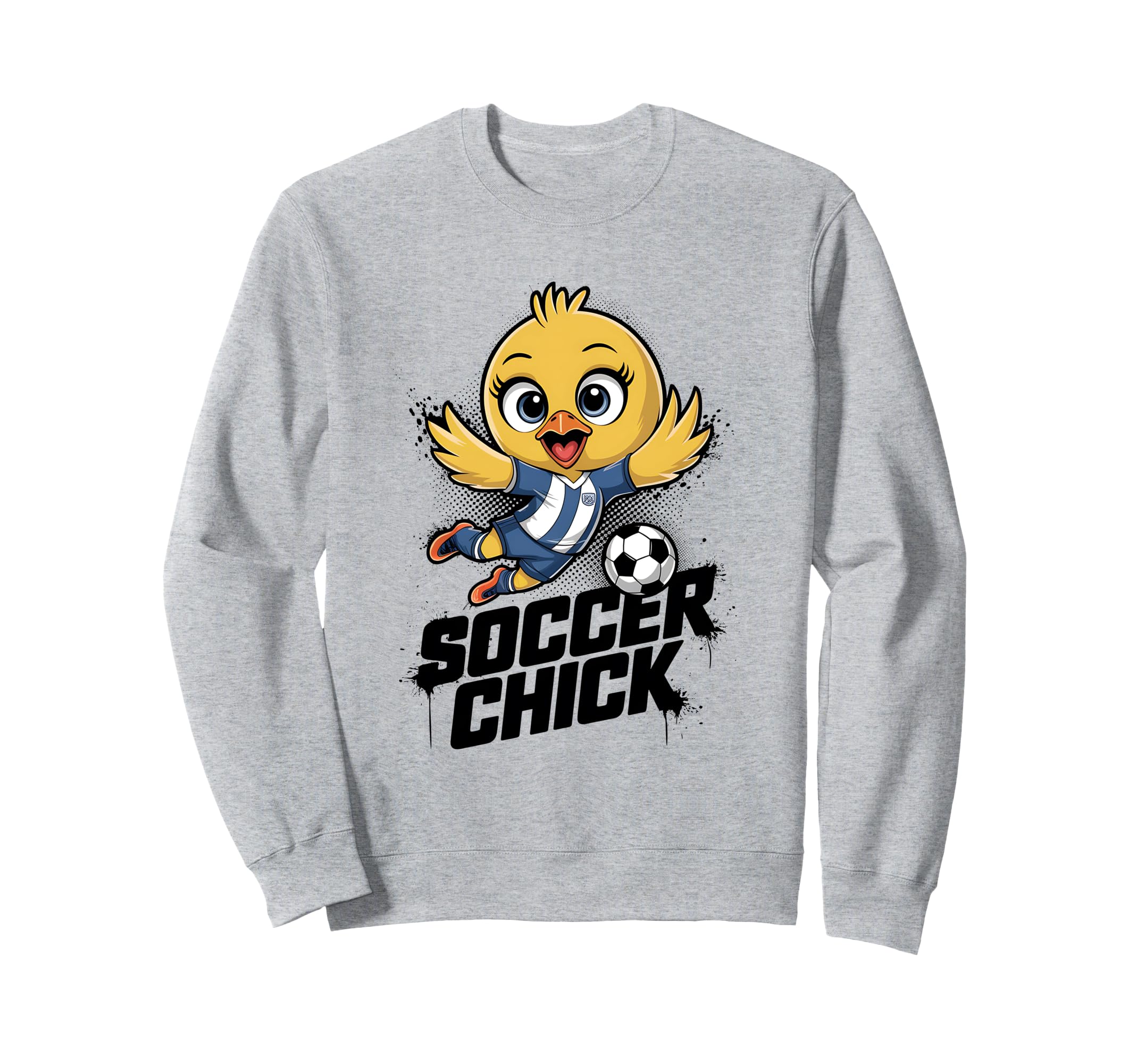 Soccer Chick Soccer Player Soccer Sweatshirt - Custom Art Print for Adults - T-Shirt, Sweatshirt, Hoodie