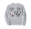 She Loves Me More Baseball Soccer Sweatshirt - Aesthetic Graphic Men Women - T-Shirt, Sweatshirt, Hoodie