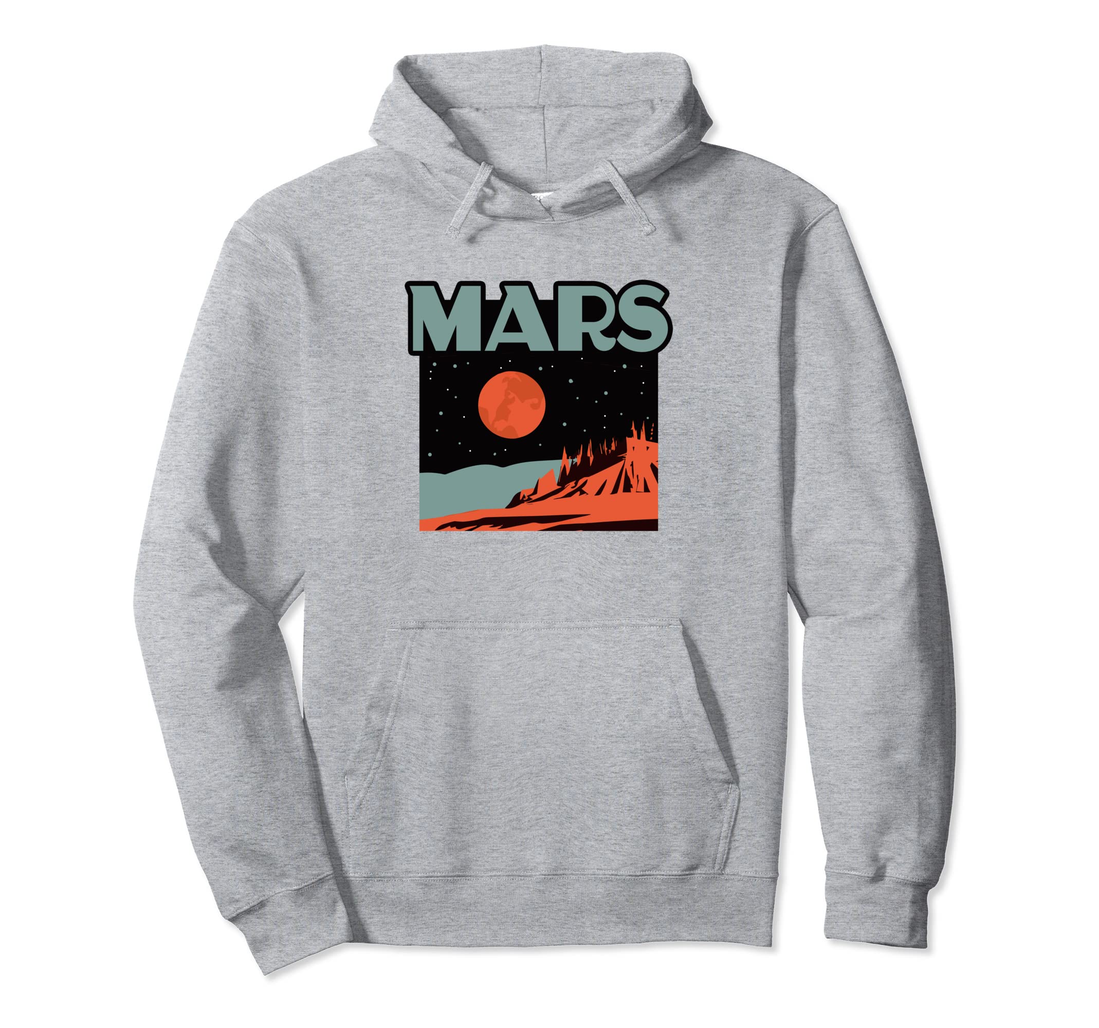 Mars National Park Parks Sci Fi Martian Hoodie - Minimalist Print Unisex - T-Shirt, Sweatshirt, Hoodie