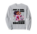 Just Who Loves Soccer African Sweatshirt - Graphic Print for Adults - T-Shirt, Sweatshirt, Hoodie