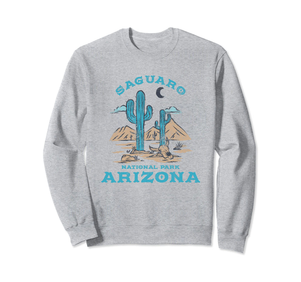 Saguaro Cactus Moon Arizona Sweatshirt - Novelty Apparel for Adults - T-Shirt, Sweatshirt, Hoodie