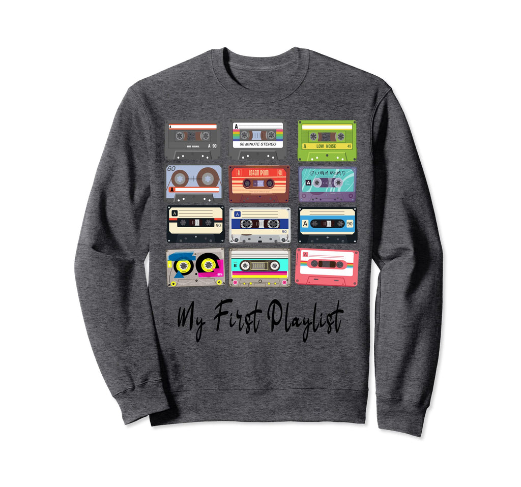 Cassette Tapes Mixtapes 1980S 80S Old Sweatshirt - Streetwear Style Unisex - T-Shirt, Sweatshirt, Hoodie