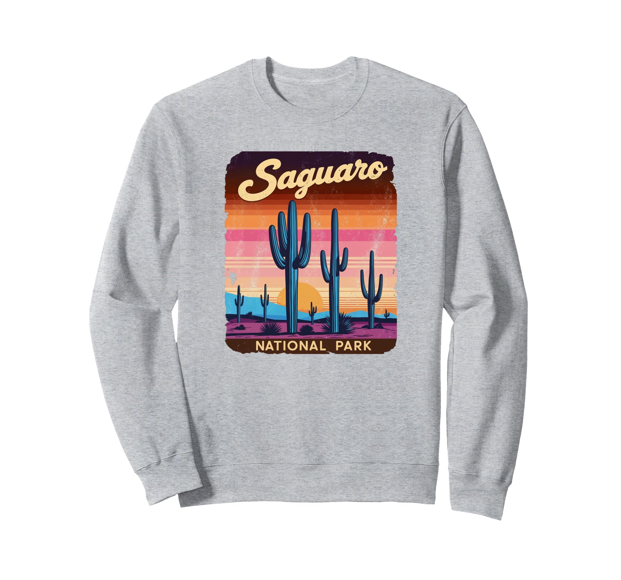Saguaro National Park Sunset Landscape Sweatshirt - Streetwear Style Unisex - T-Shirt, Sweatshirt, Hoodie