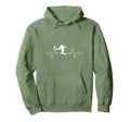 Soccer Heartbeat Soccer Player Gift Hoodie - Unique Graphic for Adults - T-Shirt, Sweatshirt, Hoodie
