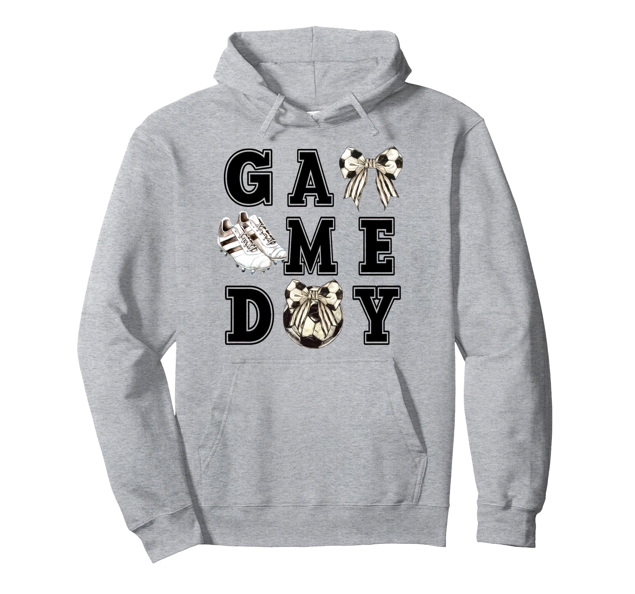 Coquette Bow Sports Parent Game Day Hoodie - Trendy Graphic Men Women - T-Shirt, Sweatshirt, Hoodie