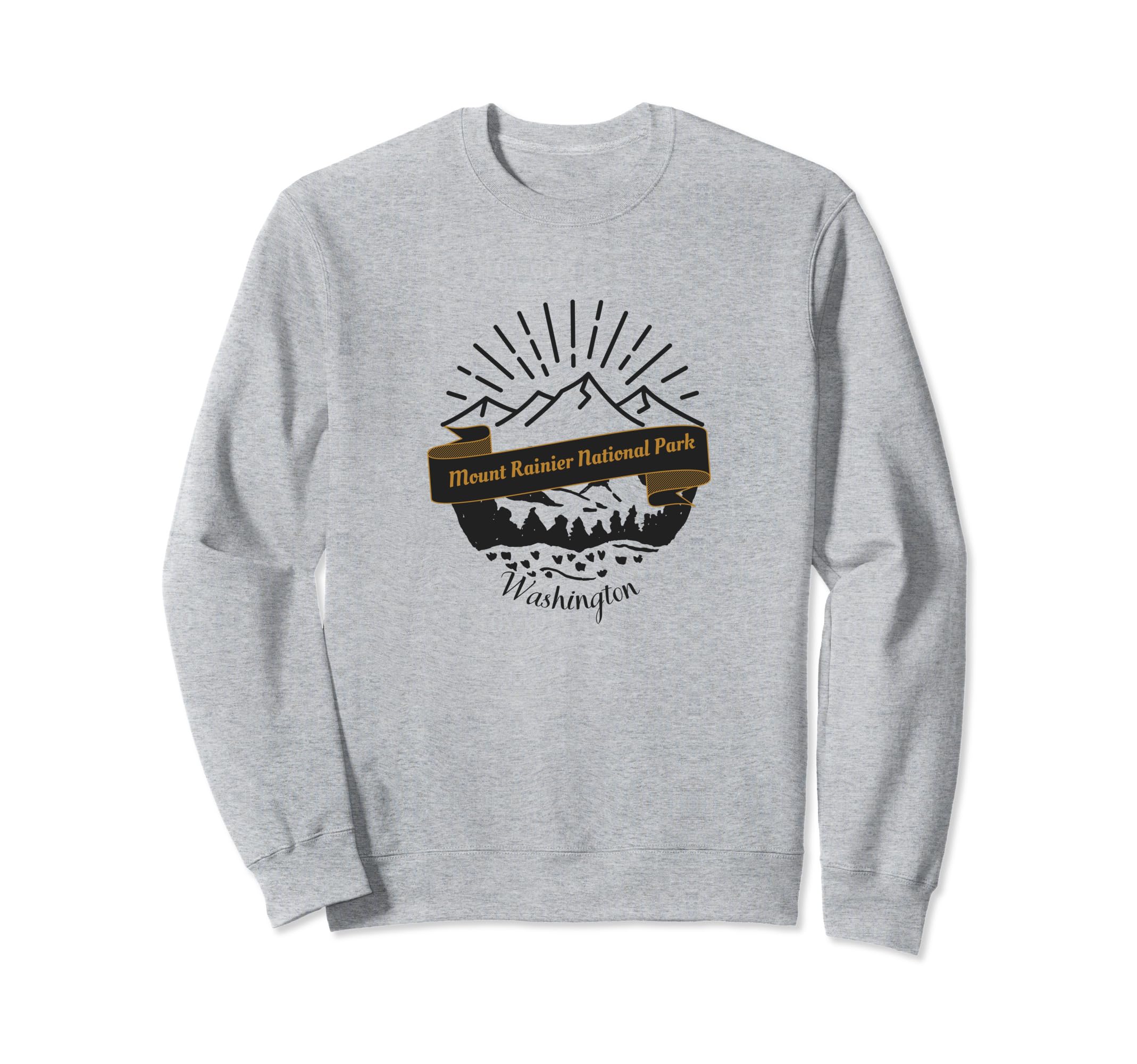 Mount Rainier National Park Sweatshirt - Streetwear Style for Adults - T-Shirt, Sweatshirt, Hoodie