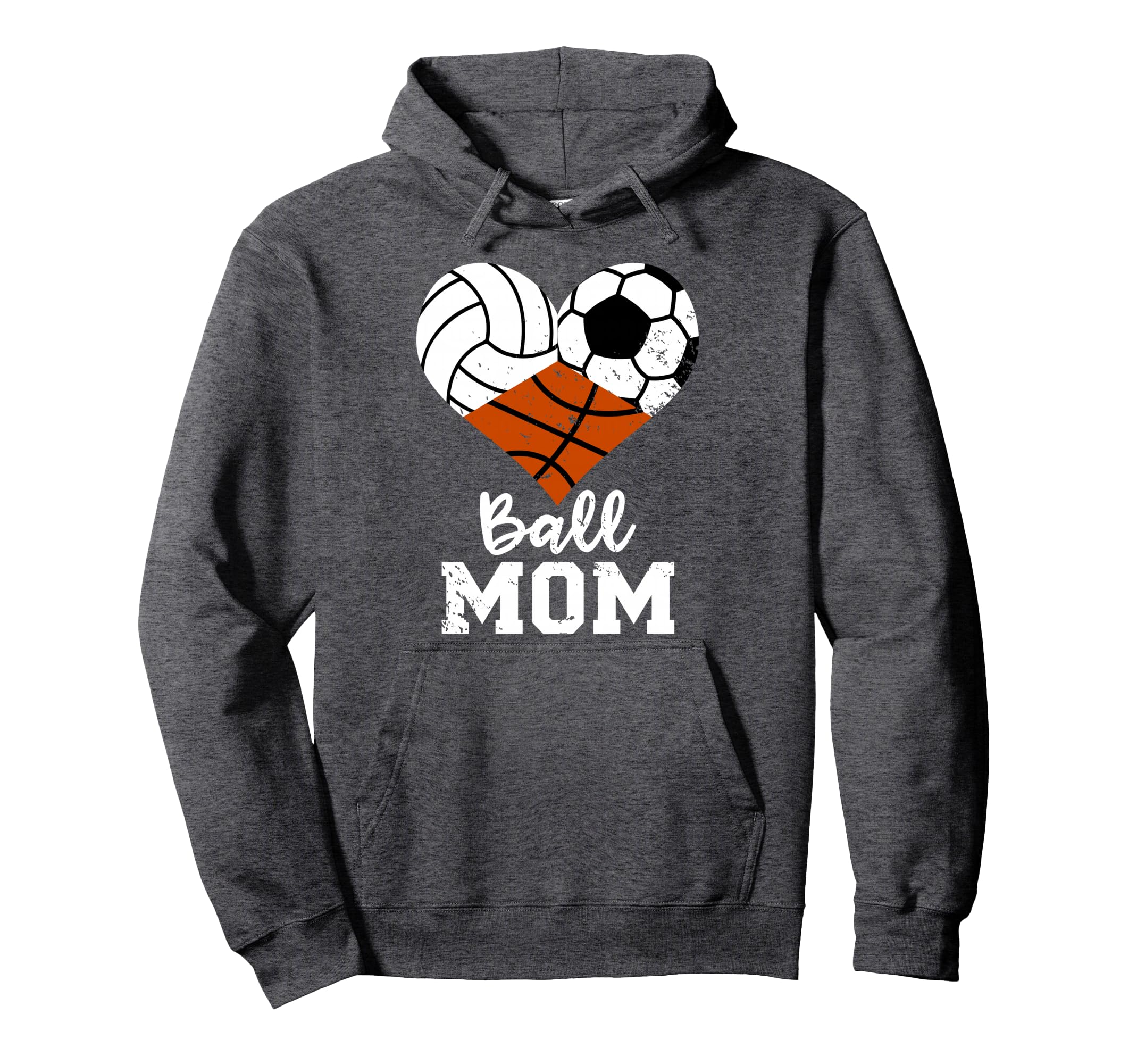 Ball Mom Funny Volleyball Soccer Hoodie - Custom Art Print Men Women - T-Shirt, Sweatshirt, Hoodie