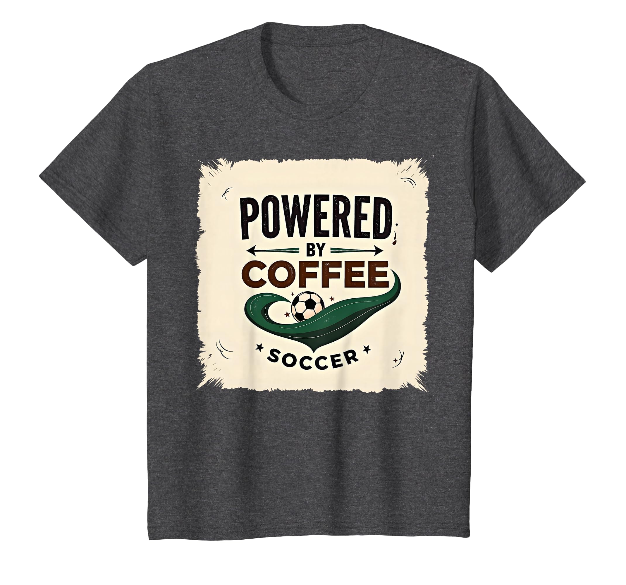 Soccer Mom Powered Coffee And T-Shirt - Casual Everyday Wear Men Women - T-Shirt, Sweatshirt, Hoodie