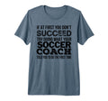 Soccer Coach Funny Gift Tri Blend T-Shirt - Fun Novelty Design Unisex - T-Shirt, Sweatshirt, Hoodie