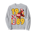 Old School 80S Vibes 1989 Hip Hop Sweatshirt - Minimalist Print for Adults - T-Shirt, Sweatshirt, Hoodie