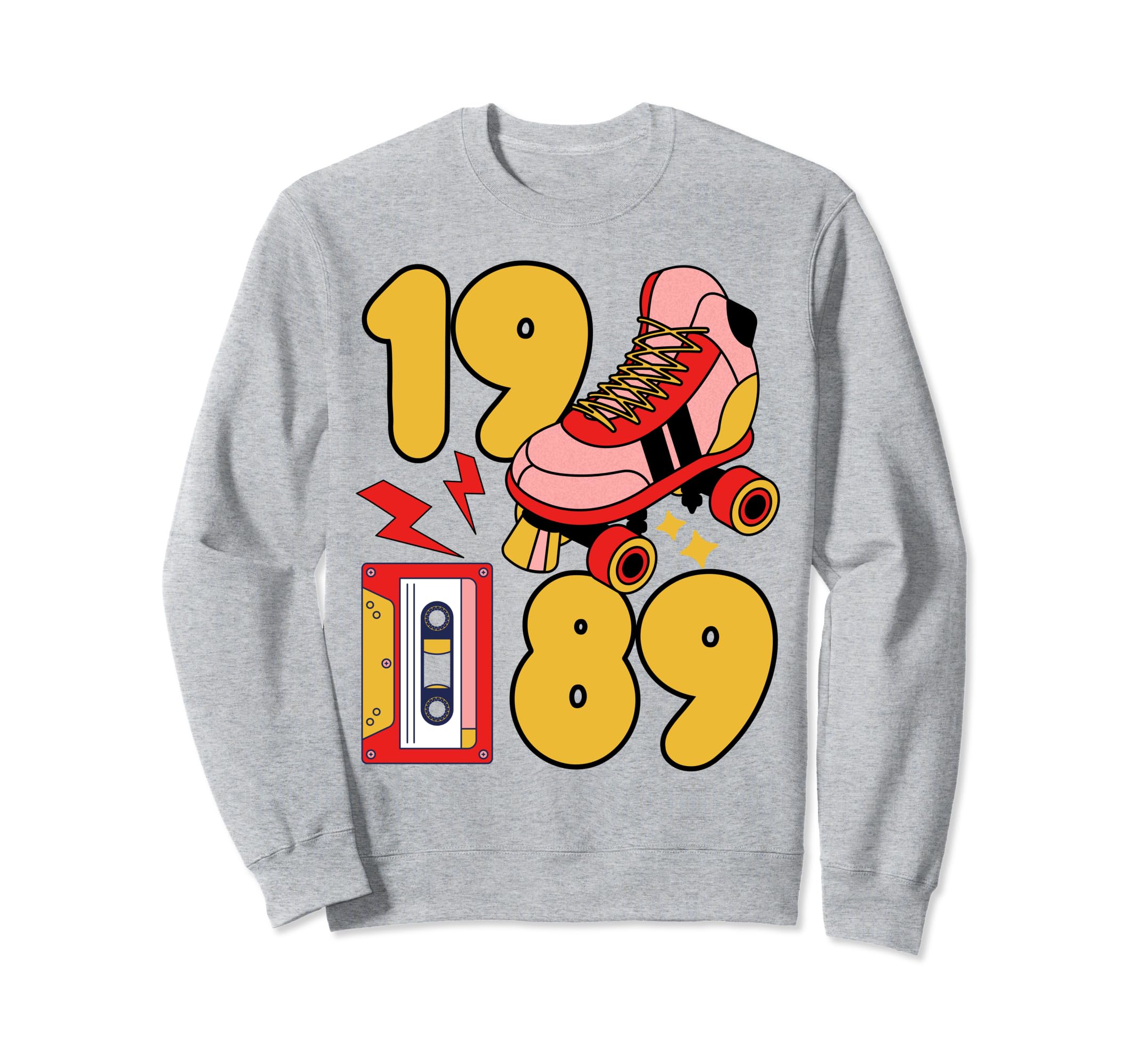 Old School 80S Vibes 1989 Hip Hop Sweatshirt - Minimalist Print for Adults - T-Shirt, Sweatshirt, Hoodie