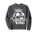 Senior Soccer King 2024 Class 2024 Sweatshirt - Custom Art Print Unisex - T-Shirt, Sweatshirt, Hoodie