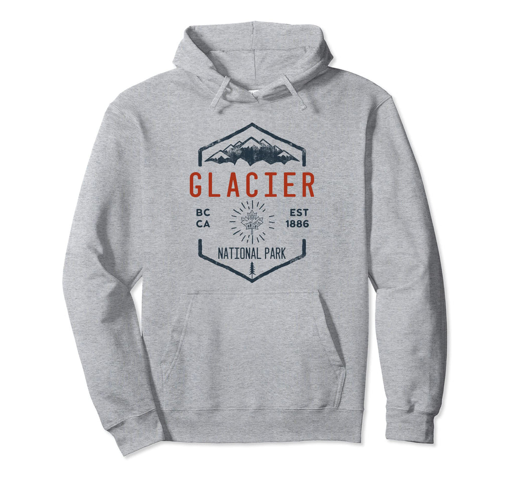 Glacier National Park Canada Hoodie - Graphic Print Men Women - T-Shirt, Sweatshirt, Hoodie