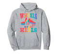 Roller Skating Skate 1970S Wheels Before Hoodie - Custom Art Print Unisex - T-Shirt, Sweatshirt, Hoodie