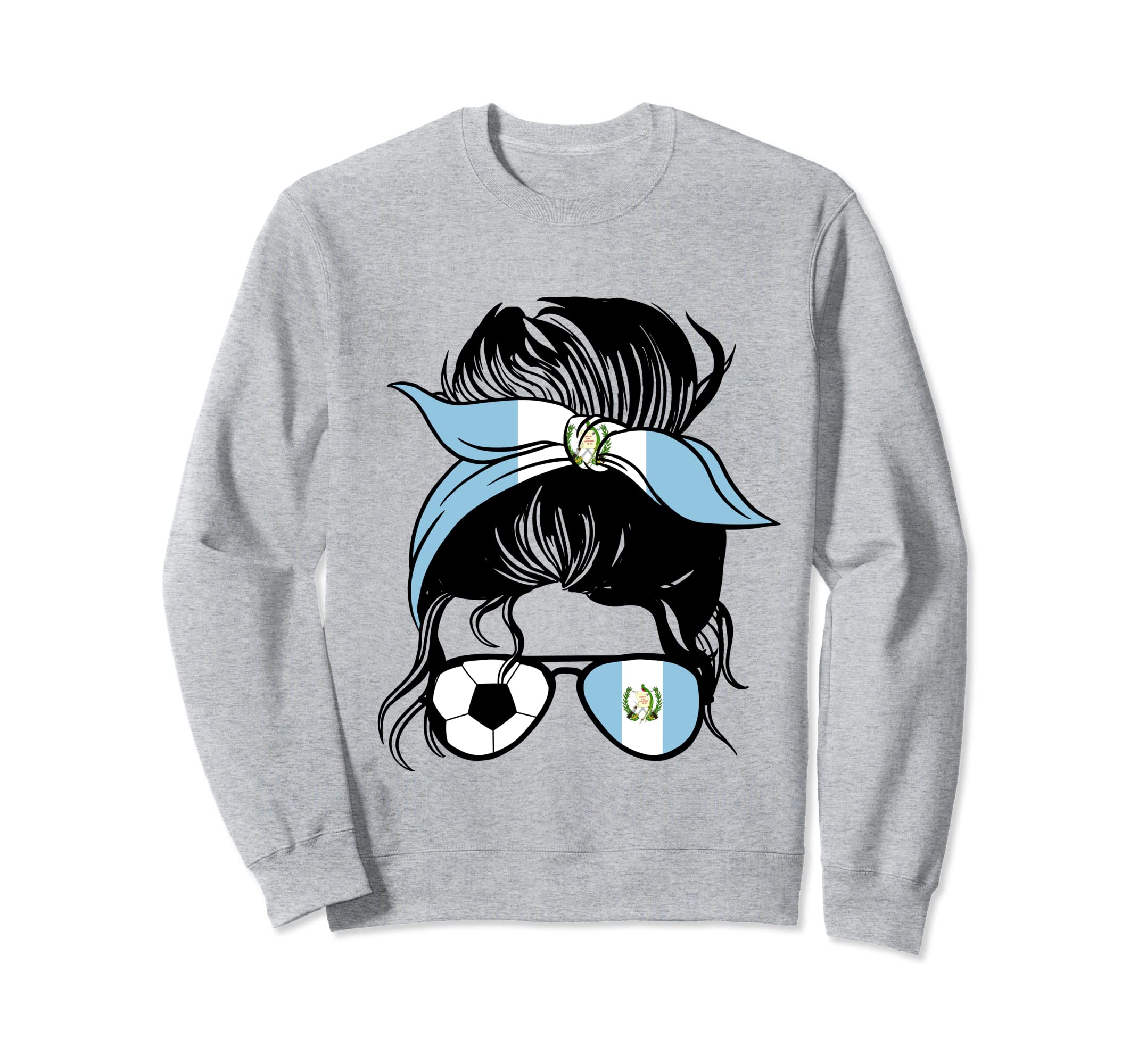 Guatemala Soccer Mom Mothers Day Sweatshirt - Unique Graphic for Adults - T-Shirt, Sweatshirt, Hoodie