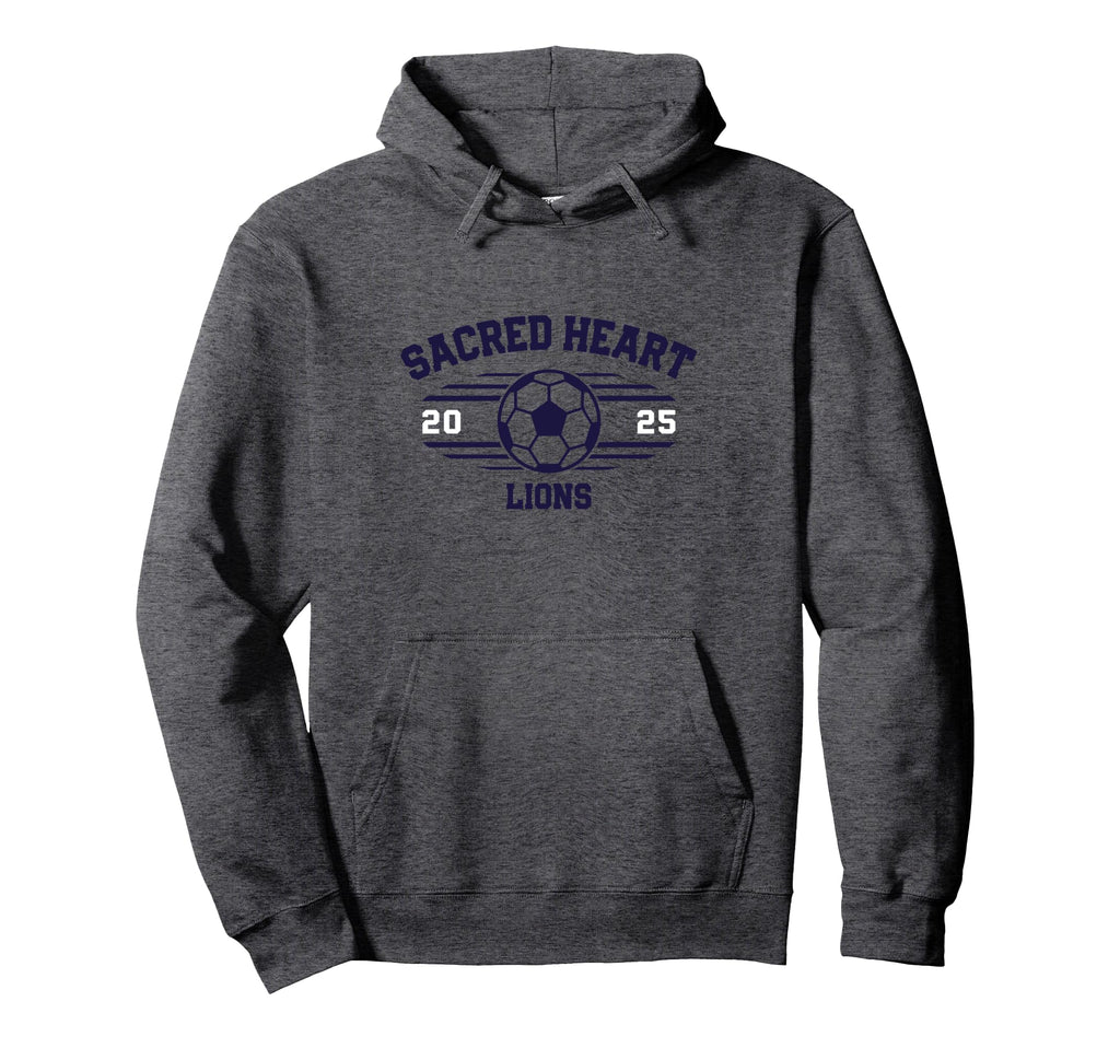 Sacred Heart Lions Soccer Ball 2025 Hoodie - Novelty Apparel Men Women - T-Shirt, Sweatshirt, Hoodie
