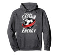 Team Captain Energy Soccer Hoodie - Trendy Graphic for Adults - T-Shirt, Sweatshirt, Hoodie