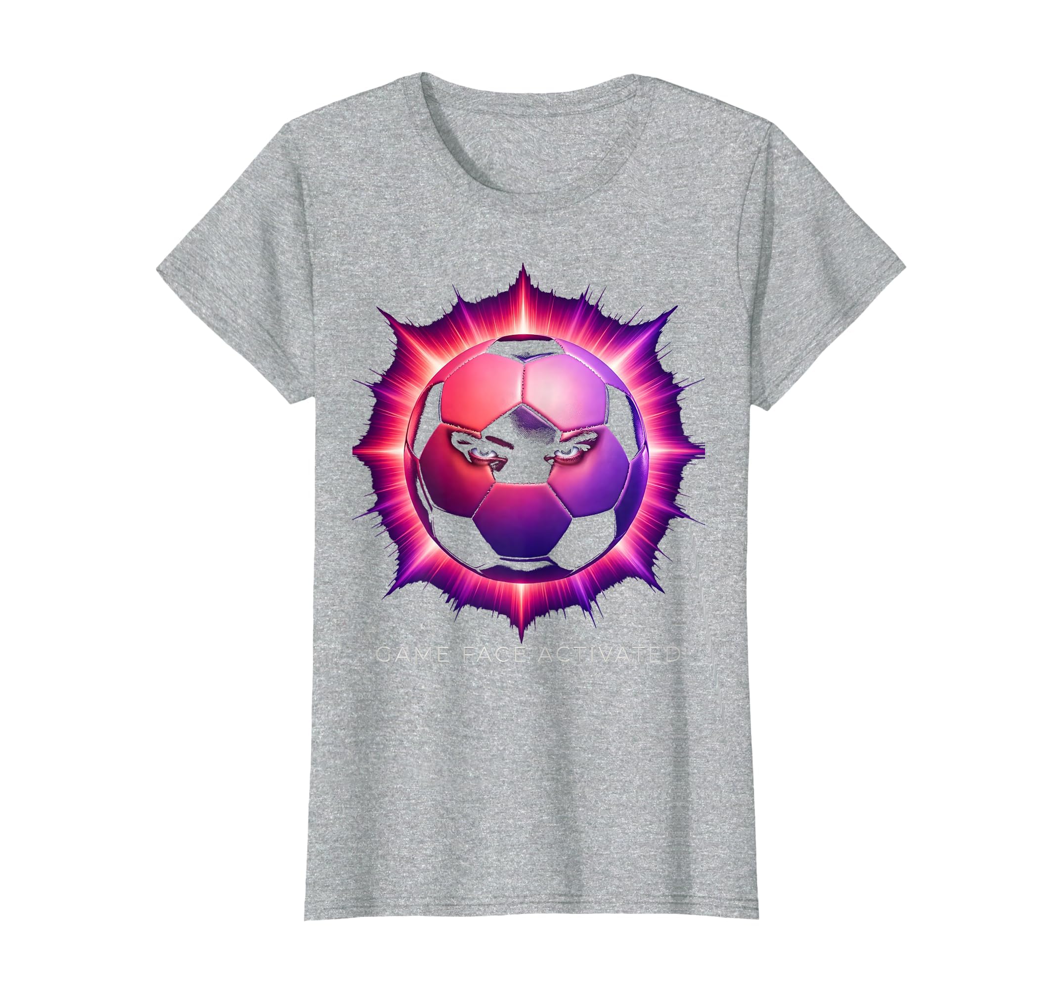 Game Face Activated Womens Soccer T-Shirt - Novelty Apparel for Adults - T-Shirt, Sweatshirt, Hoodie