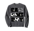 Soccer Game Day Bow And Heart Soccer Sweatshirt - Graphic Print Men Women - T-Shirt, Sweatshirt, Hoodie