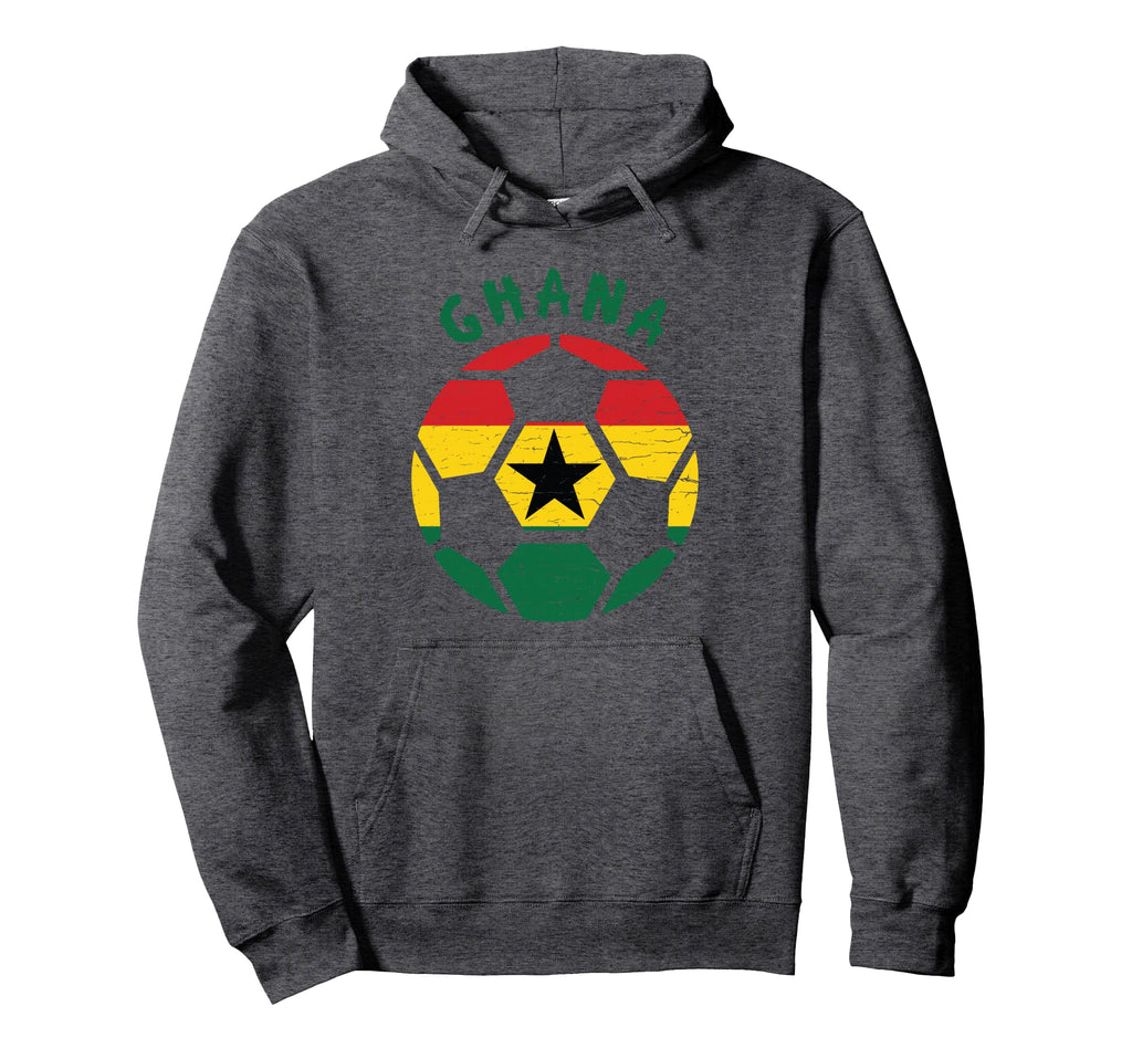 Ghana Flag Soccer Ball Flag Jersey Hoodie - Aesthetic Graphic Unisex - T-Shirt, Sweatshirt, Hoodie