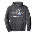Uruguay Soccer Uruguay Futbol Hoodie - Aesthetic Graphic for Adults - T-Shirt, Sweatshirt, Hoodie