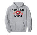 Heartbeat Soccer Team Mothers Day Hoodie - Trendy Graphic Unisex - T-Shirt, Sweatshirt, Hoodie