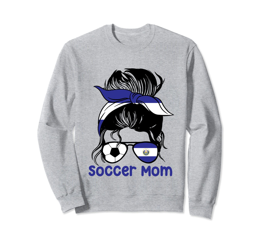 Soccer Mom Salvador Messy Bun Sweatshirt - Streetwear Style for Adults - T-Shirt, Sweatshirt, Hoodie