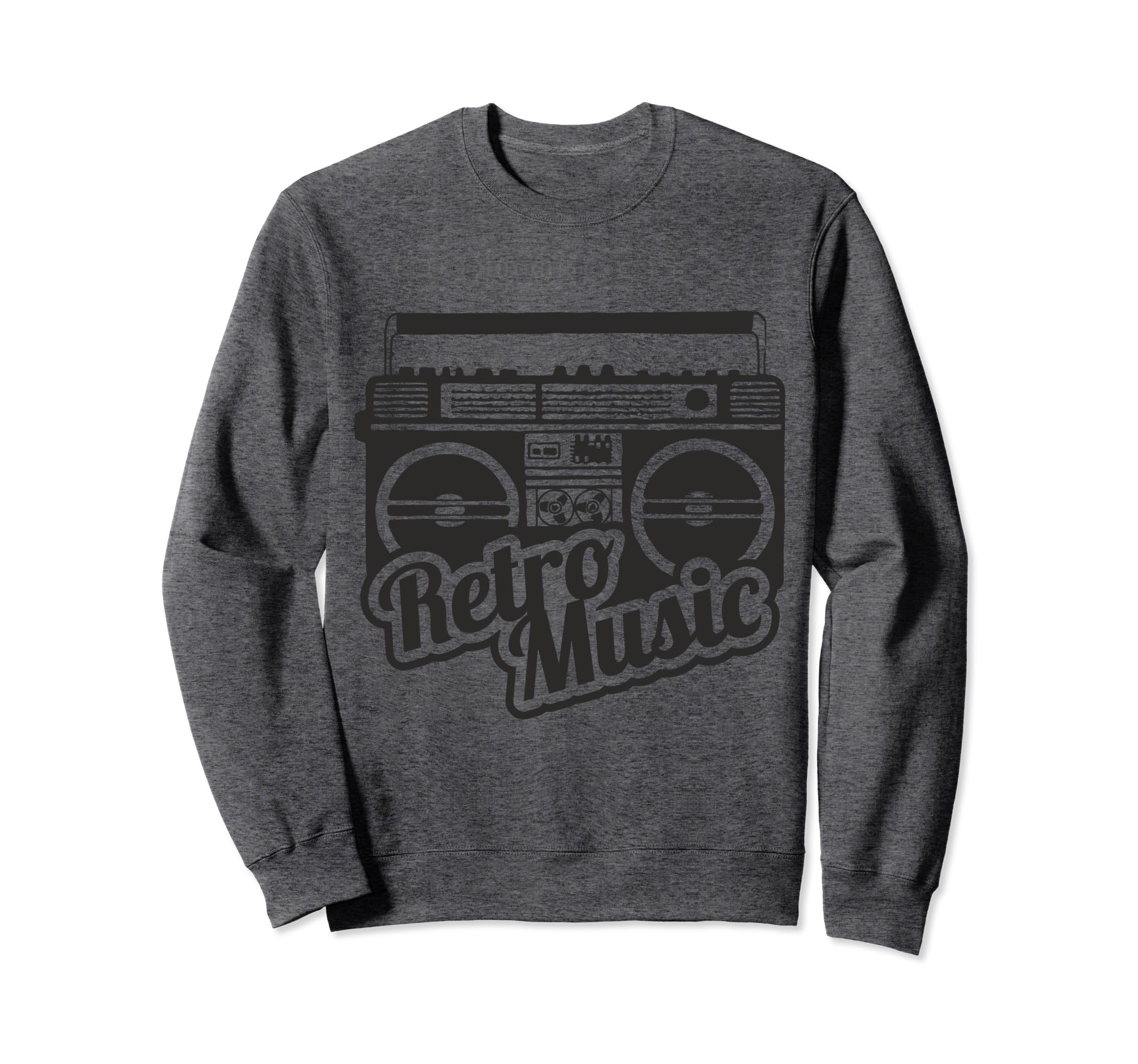 Music 80S 90S Old School Music Hip Sweatshirt - Graphic Print for Adults - T-Shirt, Sweatshirt, Hoodie