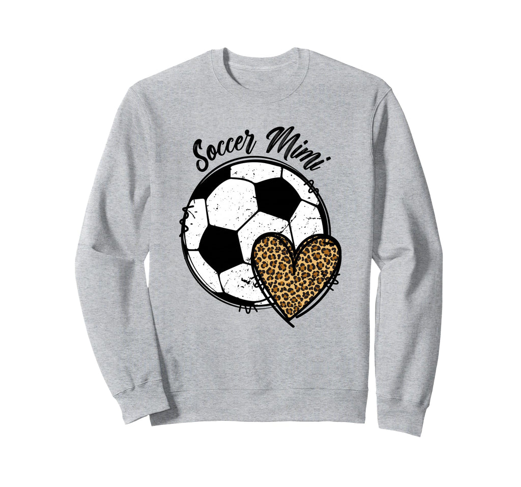 Soccer Mimi Grandma Heart Mimi Sweatshirt - Minimalist Print Men Women - T-Shirt, Sweatshirt, Hoodie