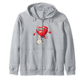 Heart Soccer Gift Sweatshirt - Graphic Print Men Women - T-Shirt, Sweatshirt, Hoodie