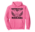 Motorcycles And Mascara Biker Funny Biker Hoodie - Aesthetic Graphic Unisex - T-Shirt, Sweatshirt, Hoodie