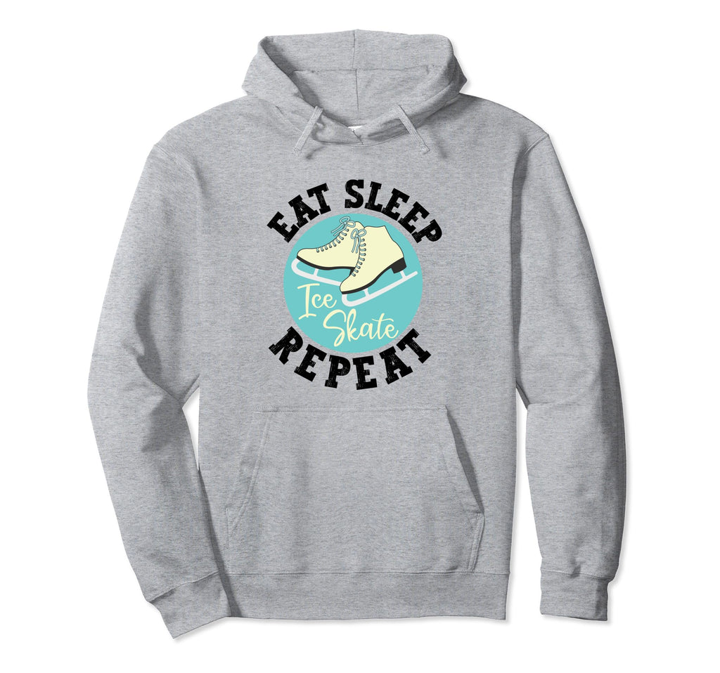 Eat Sleep Skate Repeat Figure Ice Skate Hoodie - Streetwear Style Unisex - T-Shirt, Sweatshirt, Hoodie