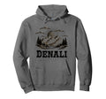 Denali Est 1917 Alaska National Park Hoodie - Unique Graphic Men Women - T-Shirt, Sweatshirt, Hoodie