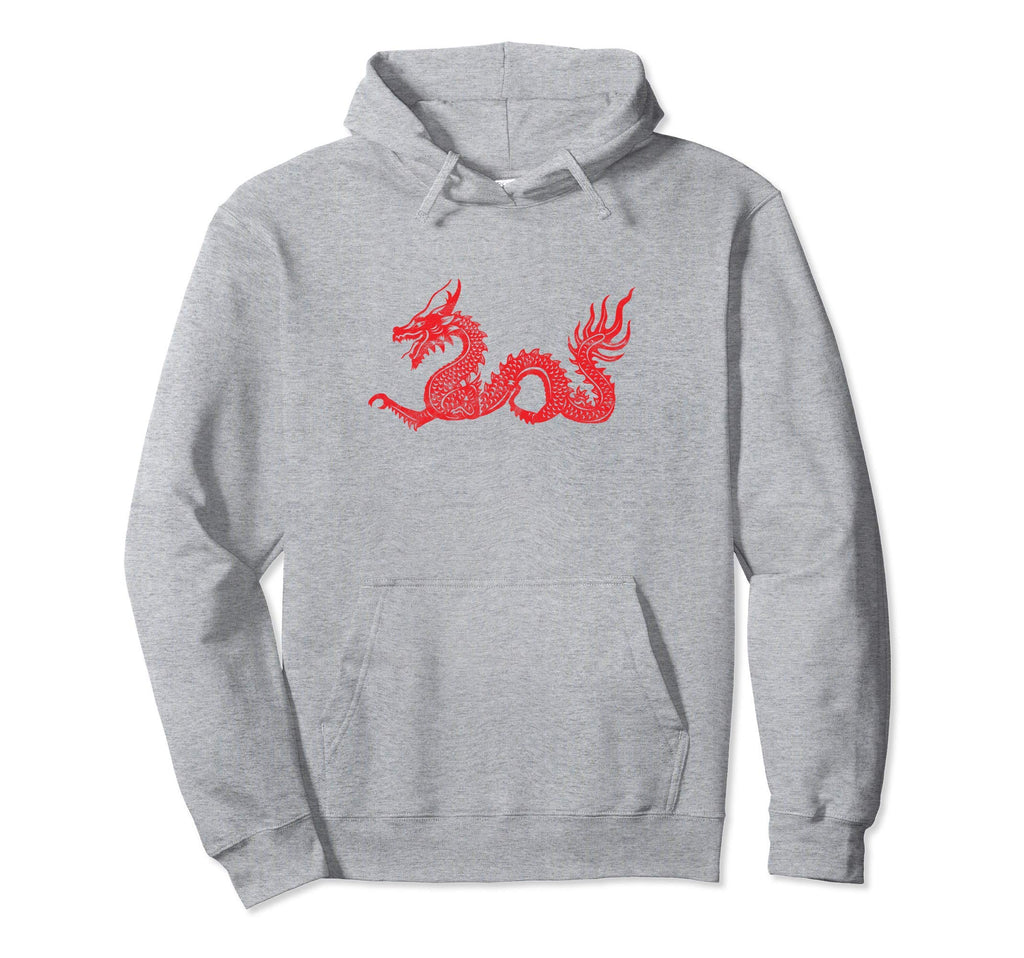 Japanese Asethetic Dragon Grunge Hoodie - Minimalist Print for Adults - T-Shirt, Sweatshirt, Hoodie