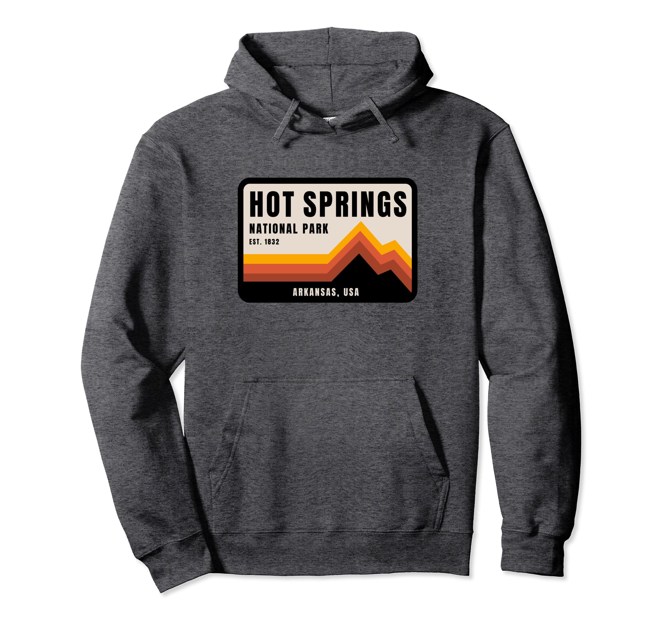 Family Vacation Gift Hot Springs Hoodie - Custom Art Print for Adults - T-Shirt, Sweatshirt, Hoodie