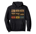 Nine Cassette Tapes Old Cartridges Gift Hoodie - Trendy Graphic Men Women - T-Shirt, Sweatshirt, Hoodie