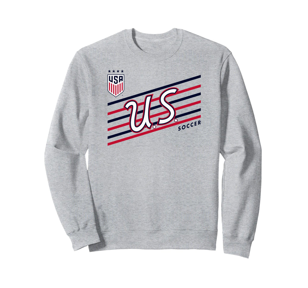 U S Soccer Perform Gray Uswnt Officially Sweatshirt - Graphic Print Unisex - T-Shirt, Sweatshirt, Hoodie