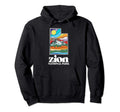 Zion National Park Utah Nature Outdoor Hoodie - Minimalist Print Men Women - T-Shirt, Sweatshirt, Hoodie