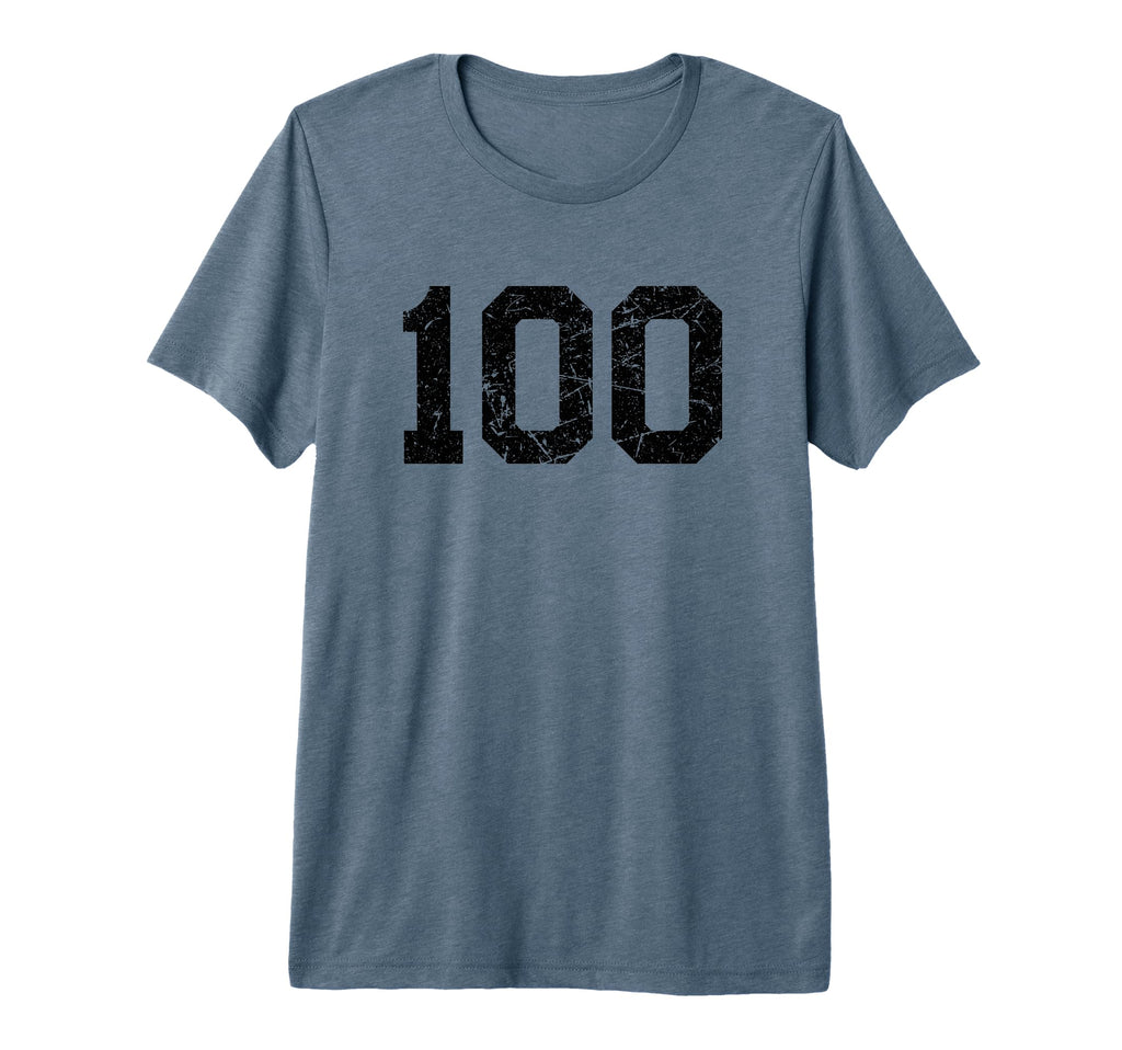 Black Distressed Sport Team Number T-Shirt - Minimalist Print for Adults - T-Shirt, Sweatshirt, Hoodie