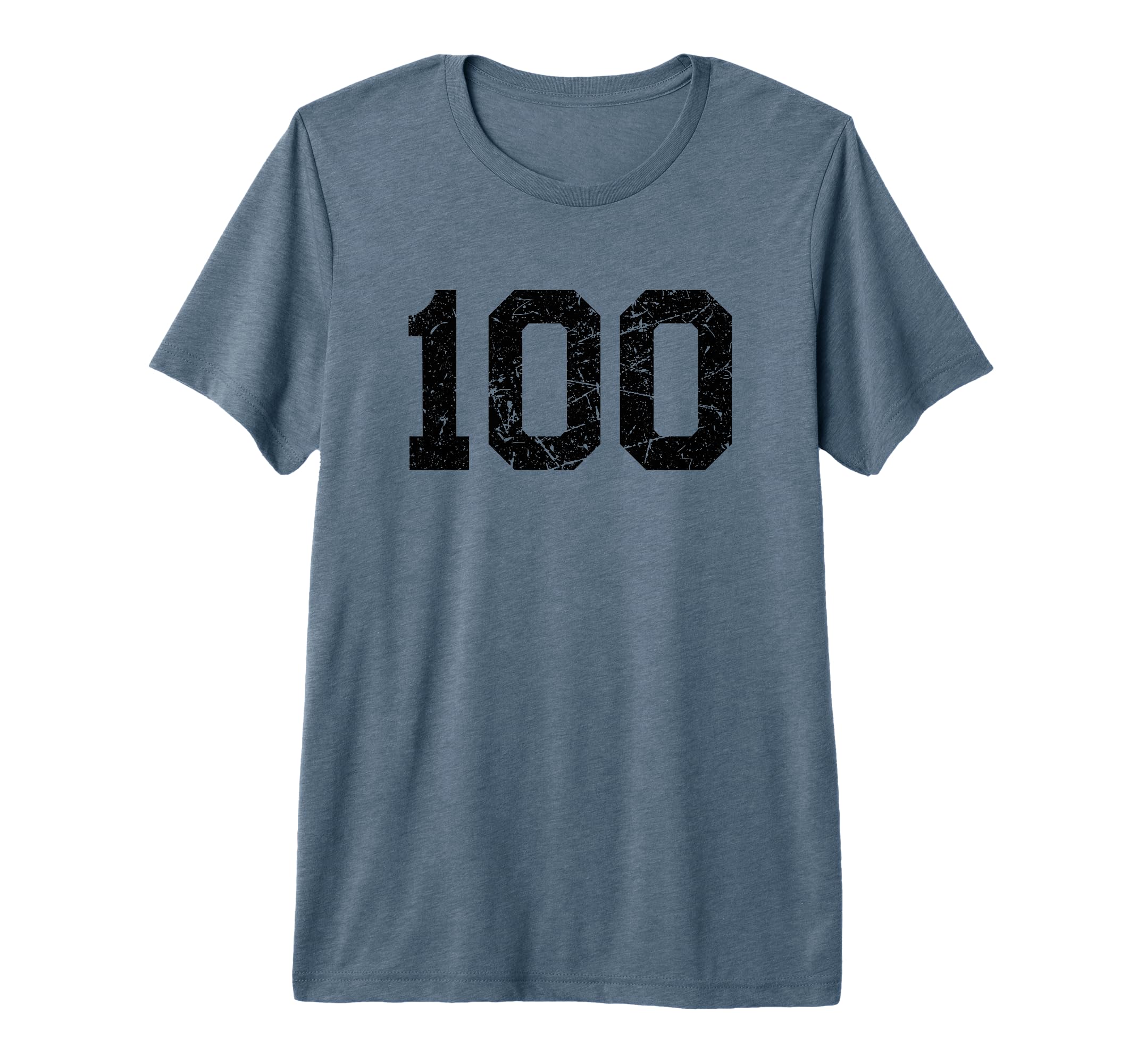 Black Distressed Sport Team Number T-Shirt - Minimalist Print for Adults - T-Shirt, Sweatshirt, Hoodie