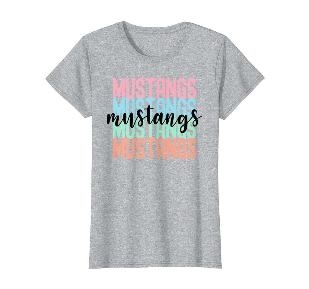 Mustangs Team Mascot School Spirit T-Shirt - Streetwear Style for Adults - T-Shirt, Sweatshirt, Hoodie