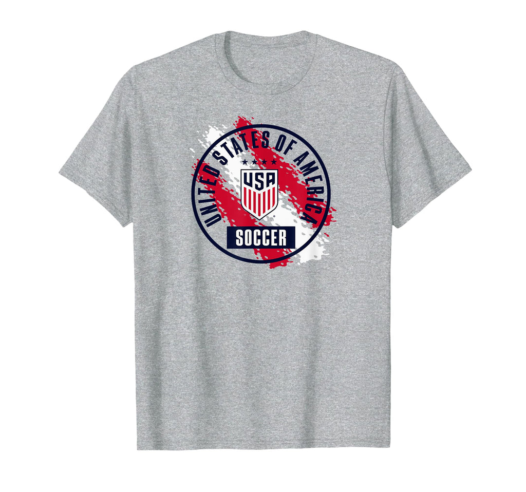 Usa Soccer Paint Heather Uswnt T-Shirt - Fun Novelty Design for Adults - T-Shirt, Sweatshirt, Hoodie
