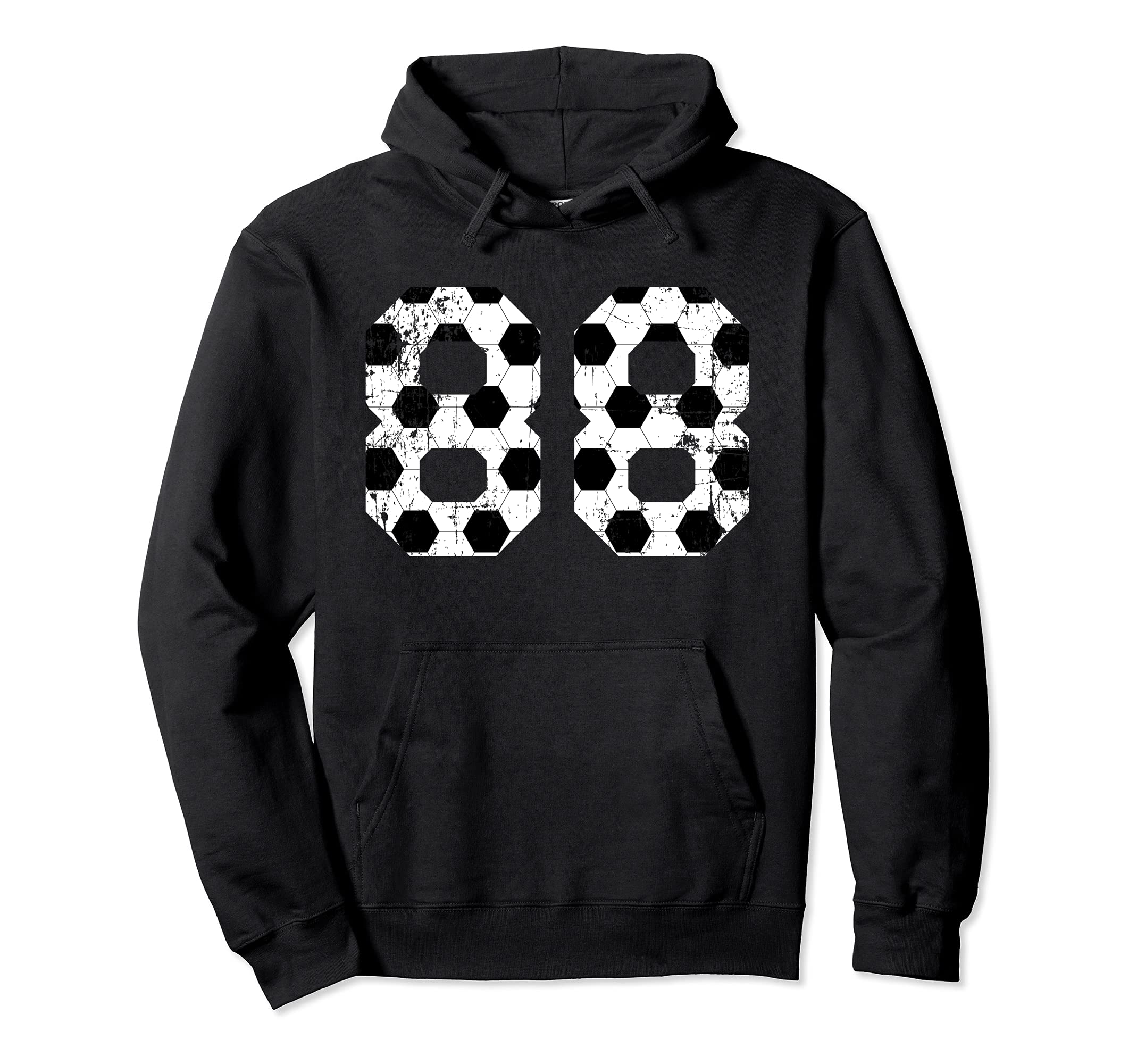 Soccer 88 Jersey Number Hoodie - Unique Graphic Men Women - T-Shirt, Sweatshirt, Hoodie