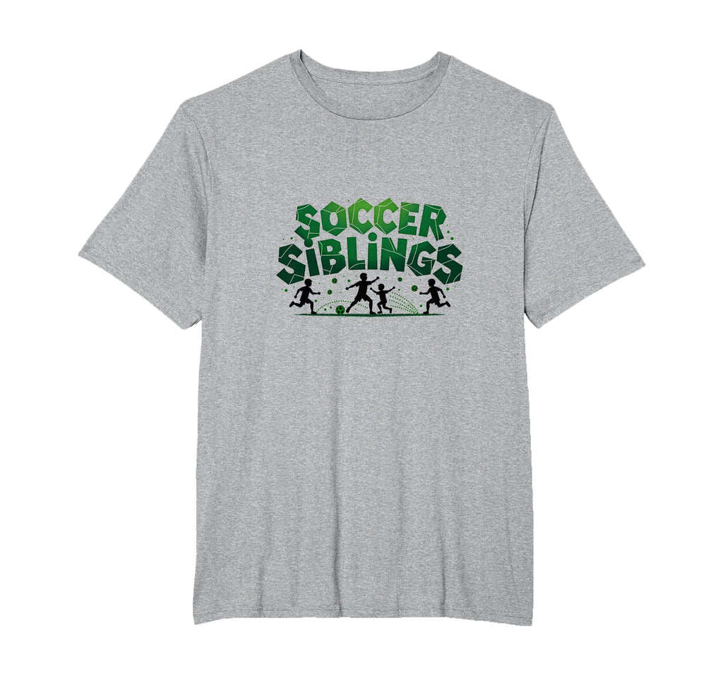 Soccer Siblings Family Teamwork T-Shirt - Minimalist Print for Adults - T-Shirt, Sweatshirt, Hoodie