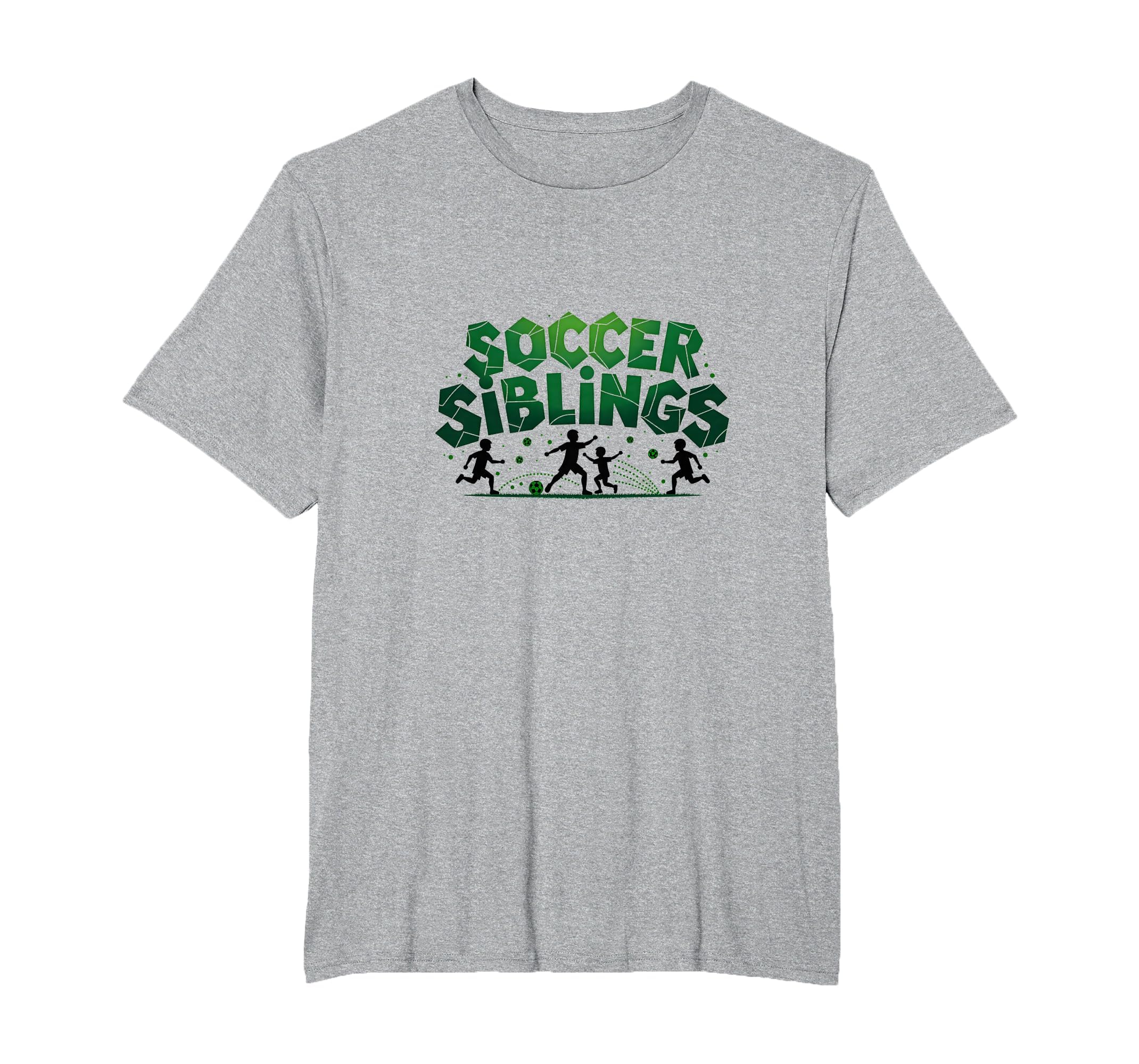 Soccer Siblings Family Teamwork Soccer T-Shirt - Fun Novelty Design Unisex - T-Shirt, Sweatshirt, Hoodie