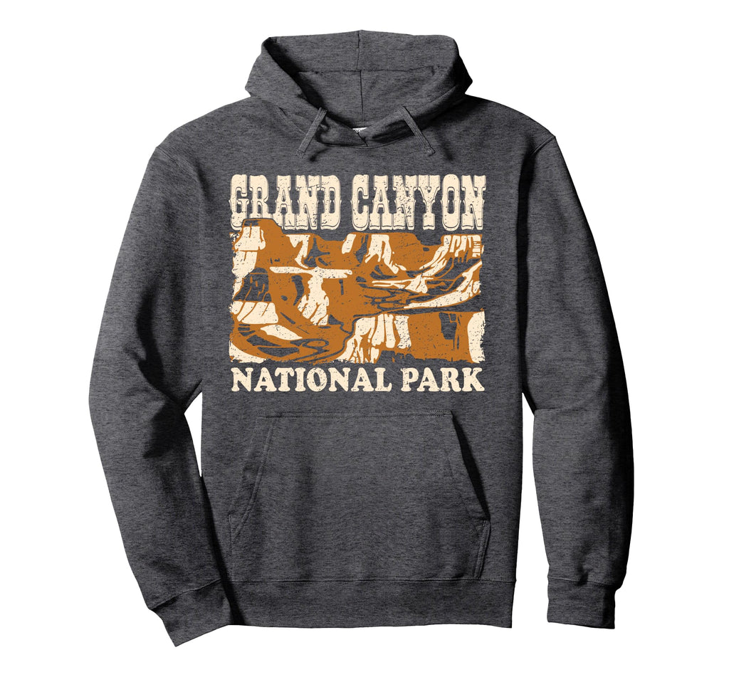 Grand Canyon National Park Distressed Hoodie - Graphic Print Men Women - T-Shirt, Sweatshirt, Hoodie